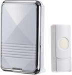 Anco 411-107 Vezeték nélküli csengő, 80m, ezüst (411-107)