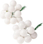 Valex Decor Üveggömb pick, 2cm-es, 12 köteges mix doboz - Fehér (GP-MX01)