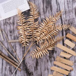 Valex Decor Páfrány dekorág, 71cm magas - Arany (AF186-01)