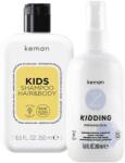 Kemon Комплект - Шампоан за коса и тяло и Спрей за разресване, 250 + 200 ml - baby