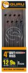Guru QM1 Speed Stop Ready Rigs 4" (10cm) előkötött horog - 10 QM1- 12lb/0, 25mm (GRR126)