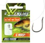 Nevis Előkötött horog ponty 10db/cs. szakállas 40 cm (5704-004)