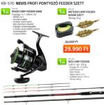 Nevis Nevis Profi Pontyozó Feeder szett 1847-390+ 2516-460+ 8100-450 (KB-570)