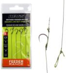 Nevis Feeder fonott előke szakáll nélküli horoggal, csalitüskével 5db/cs. - előkötött horog (8108-412)