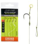 Nevis Feeder fonott előke szilikon gyűrűvel 12-es 5db/cs