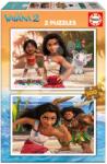 Educa Puzzle Moana 2 Disney Educa 2x100 piese de la 4 ani (EDU20103) Puzzle