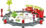 Ecoiffier Építőjáték vonat sínpályán Country Train Abrick Écoiffier szélturbinával és 4 figurával 18 hó-tól (ECO2982)