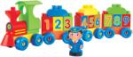 Ecoiffier Építőjáték Vonat számokkal Abrick Écoiffier mozdonyvezetővel 45 cm hosszú 18 hónapos kortól (ECO3349)