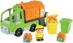 Ecoiffier Építőjáték Szemetes autó Abrick Écoiffier kukással 24 cm hosszú 18 hónapos kortól (ECO3350)
