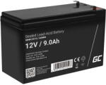 Green Cell AGM VRLA gondozásmentes ólom akkumulátor / akku 12V 9Ah AGM06 UPS szünetmentes tápegységekhez (AGM06)