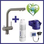 BLANCO Fontas II SILGRANIT-Look csaptelep + vízszűrő (523136-527453)