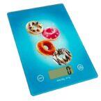 Oliver Voltz Кухненска везна Oliver Voltz OV51651KD Doughnut, 5 кг, ТАРА, Стъклена, Донат, Син (5R1651KDDN) - technomani Кухненски везни