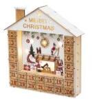 Home LED-es adventi naptár fából (KLW24)