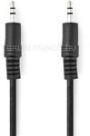 Nedis CAGL22000BK50 sztereo audio kábel, 3, 5 mm jack dugó - 3, 5 mm jack dugó, 5m (CAGL22000BK50) (CAGL22000BK50)