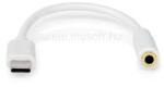 NEDIS CCGB65950WT01 USB-C (USB C) dugó - 3, 5 mm sztereo jack aljzat, aranyozott, 0, 10m (CCGB65950WT01) (CCGB65950WT01)
