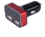 Extol Energy 42084 autós töltő, szivargyujtó / dupla USB, 1, 0A+3, 4A/ 37W, kábel nélkül