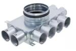 Aereco KL 8x75/160 ISO Lapos hangcsillapított osztó doboz 8 csőcsatlakozással, tömítőgyűrűvel DN 75 / 160 (KL 8X75/160*)