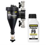 Fernox Total Filter TF1 1" - rendszerbe építhető kombinált szűrő + F9 Filter Fluid (62765)