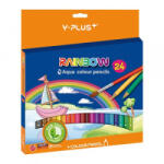 Y-Plus Színes ceruza + Rainbow akvarell hegyezővel 24 db-os klt. (DPC1302100000) (DPC1302100000) - aqua