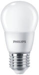 Philips LED kisgömb 7W E27 806lm 2700K meleg fehér fényforrás Ra80 230V CorePro lustre 929002973002 Philips (929002973002)