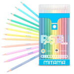 Mitama Színes ceruza Pastel 12 db-os klt. kerek, újrahasznosított (62827) (62827) - aqua