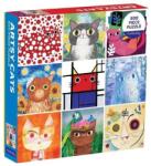 Galison 500 db-os puzzle - Mudpuppy - Artsy Cats (61072) (61072)