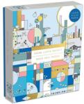Galison 1000 db-os Fóliás puzzle - City By The Sea, Frank Lloyd Wright (67500) (67500)