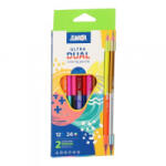 Junior Színes ceruza Ultra dual háromszög alakú, 12 darabos (130215) (130215)