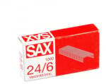 SAX cink tűzőkapocs 24/6, 1000db (9014400180263)
