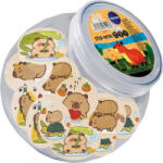 Centrum Öntapadós jegyzettömb CAPYBARA 45x45 mm 50 lapos vegyes (81248) (81248)