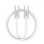 BWOO Cablu Date si Incarcare USB-C - USB-C BWOO BO-X317C, 240W, 1m, Alb