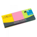 Info Notes Öntapadós jegyzettömb 50x40mm 3x100lapos élénk vegyes színű (5653-43-PK-3) (5653-43-PK-3) - aqua