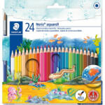 STAEDTLER Színes ceruza Noris Club akvarell 24 db-os klt. (144 10NC24) (144 10NC24) - aqua