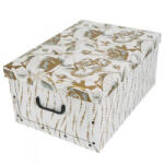 Miss Space Tárolódoboz MAXI 51x37x24 cm Arany rózsa virág (7017) (7017)