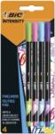 BIC Fineliner Bic Intensity Fine Fun, 0.4 mm, blister 4 culori 942076 (942076)