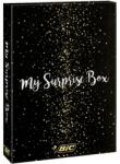 BIC Set BIC My Surprise Box, 5 rollere, 5 markere permanente, 2 pixuri 4 Colours Shine, 2 pixuri Cristal Shine, 1 carnet A5, 1 set notite adezive 972204