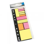 Info Notes Öntapadós jegyzettömb szett 315x120 mm vegyes színek gyűrűs betéten (8748-09) (8748-09)