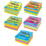 Mitama Öntapadós jegyzettömb 75x75 mm 500 lapos neon színek (61914) (61914)