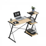 Mark Adler Összecsukható íróasztal, bal és jobb oldalú kivitel, három polccal, 116x50x93cm, Fa