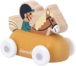 Janod Mașinuță din lemn Janod Cross Roads - Călăreţ (J05941)