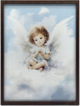  VÁSZON FESTMÉNY A FALRA Aranyos ANGYAL FELHŐRE 70x100 CM