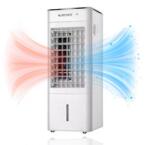 Zenet Преносим климатик Zenet ZET-480, за отопление и охлаждане, мобилен климатик за стая, бял (ZET-480)