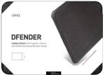 Uniq Tok Dfender Laptop Sleeve 16" Fekete Tok - fizz