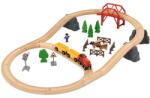 BRIO Set tren cu peisaj rural (OLP102233909) Trenulet