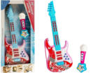 LEAN Toys Elektromos Gitár Mikrofon Húrok Játék Rózsaszín
