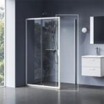 RAVAK Blix II NBLPS 80 fix oldalfal matt fehér+transparent 9BM40E00Z1 (9BM40E00Z1) - benedekszerelveny