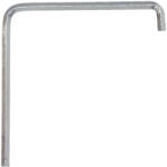 Dedra 06F403 Imbuszkulcs ablakok beszereléséhez, hatlap 4mm (SW4), 75x75mm (06F403)