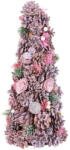 Magic home műfenyő, feldíszített, rózsaszín, 40 cm (TC8091106)