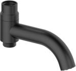 Oltens Numa kifolyócső csaptelep fürdőkádhoz fekete matt 39106300 (39106300)