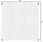 Springos GA2181 PRELATĂ 4 X 4 M ALB TRANSPARENT (S-GA2181)